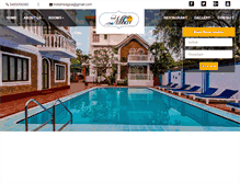 Tablet Screenshot of hotelmiragoa.com